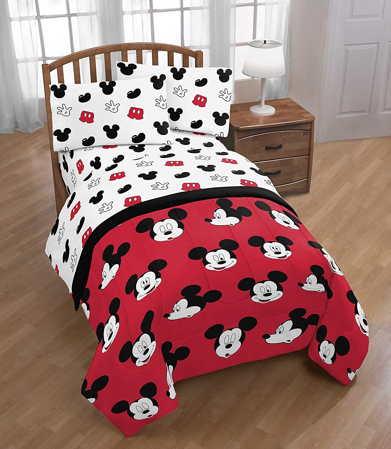 High Tech Twin 3 Piece Sheet Set, Cars Red