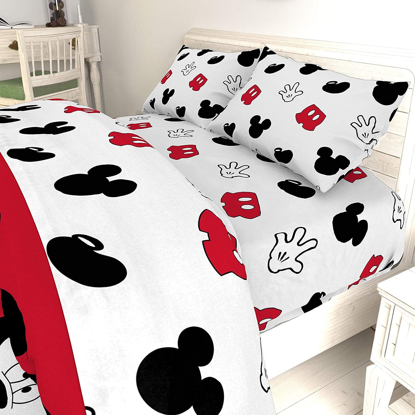 High Tech Twin 3 Piece Sheet Set, Cars Red